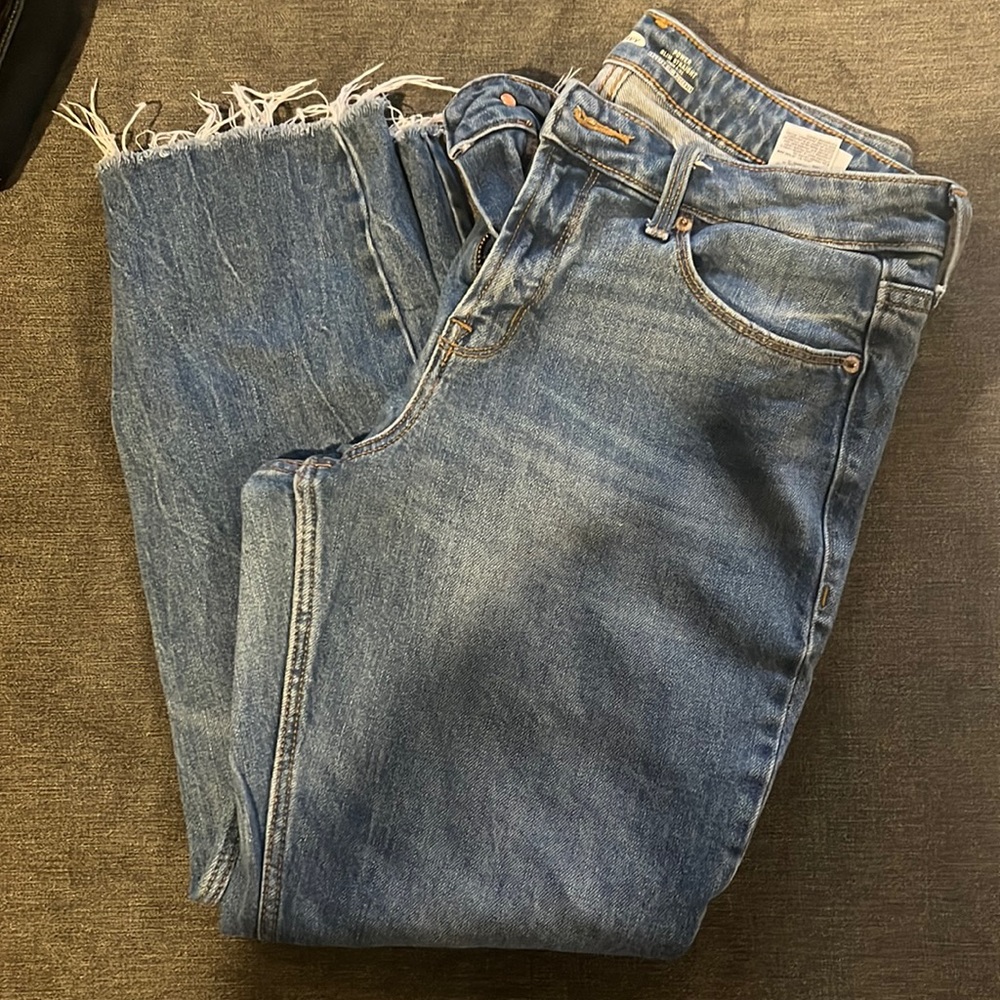 Old Navy power slim, straight, high-rise secret Slim pockets, 10 petite